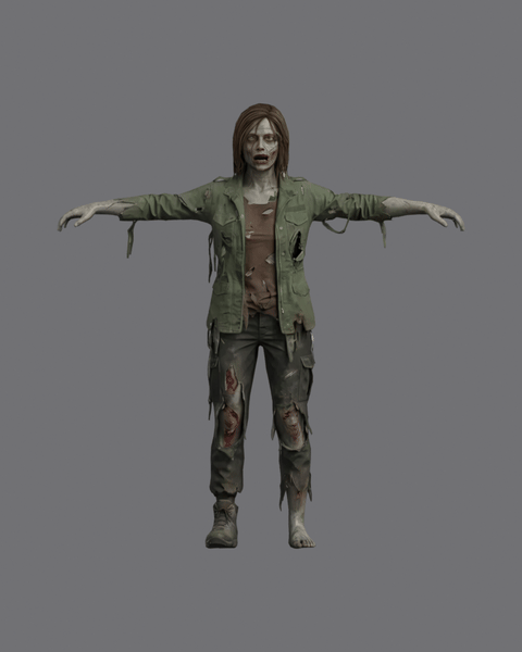Jacket zombie turning