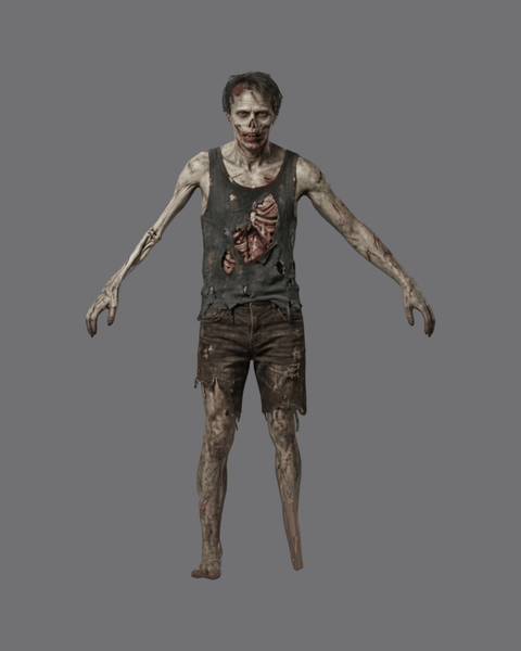 Tank zombie turning