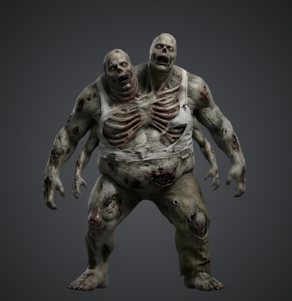 Two-headed zombie